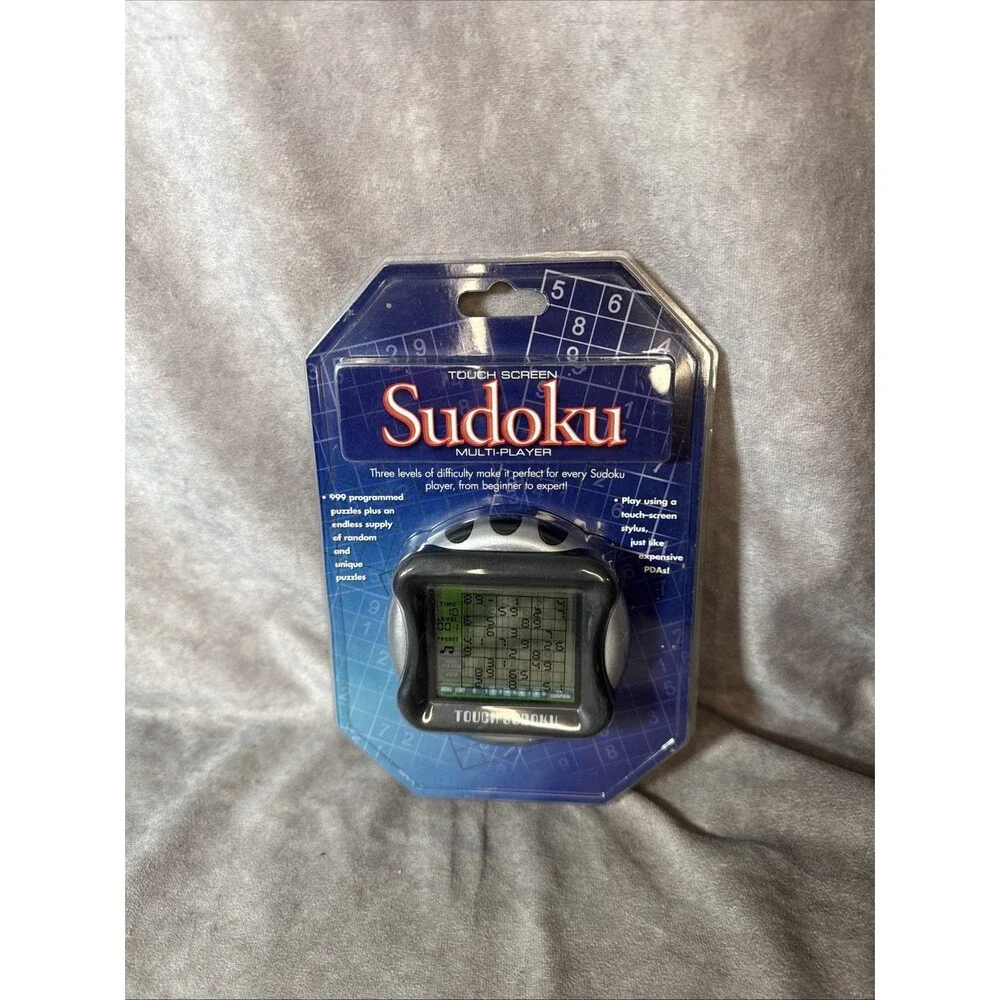 Excalibur Touch Screen SuDoku Multi Player Handheld Game New